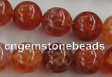 CAG5563 15.5 inches 10mm round natural fire agate beads wholesale