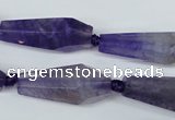 CAG5572 15 inches 15*20mm - 15*38mm faceted nuggets agate beads