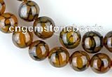 CAG56 5pcs 12mm&13mm round dragon veins agate beads wholesale