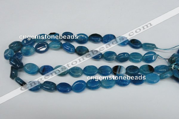 CAG5621 15 inches 13*16mm oval dragon veins agate beads wholesale