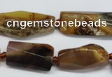 CAG5637 15 inches 13*20mm - 15*35mm faceted nuggets agate beads