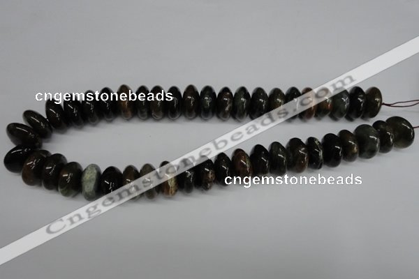 CAG5642 15 inches 8*17mm rondelle agate gemstone beads wholesale