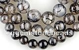 CAG57 5pcs 10&12&14mm round dragon veins agate beads