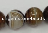 CAG5907 15 inches 20mm round Madagascar agate gemstone beads