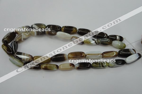 CAG5922 15 inches 13*25mm nuggets Madagascar agate gemstone beads