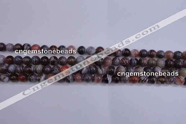 CAG5952 15.5 inches 8mm round botswana agate beads wholesale