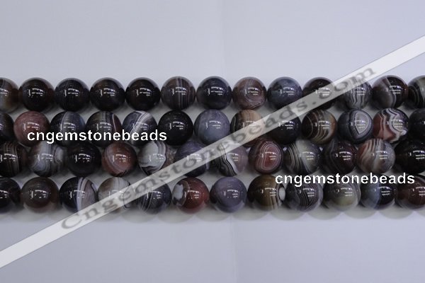 CAG5957 15.5 inches 18mm round botswana agate beads wholesale