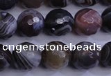 CAG5962 15.5 inches 10mm faceted round botswana agate beads wholesale