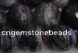 CAG5965 15.5 inches 16mm faceted round botswana agate beads wholesale