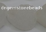 CAG5982 15.5 inches 30mm heart white agate gemstone beads