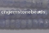 CAG5993 15.5 inches 4*6mm faceted rondelle blue lace agate beads