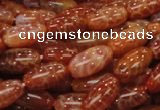 CAG606 15.5 inches 15*20mm rice natural fire agate beads wholesale