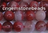 CAG6112 15.5 inches 8mm round south red agate gemstone beads