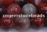 CAG6114 15.5 inches 12mm round south red agate gemstone beads