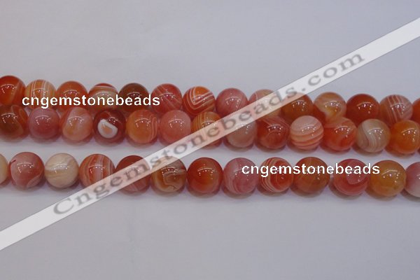 CAG6344 15 inches 12mm round red botswana agate beads wholesale