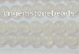 CAG6501 15.5 inches 6mm round Brazilian white agate beads