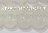 CAG6504 15.5 inches 12mm round Brazilian white agate beads