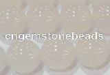 CAG6505 15.5 inches 14mm round Brazilian white agate beads