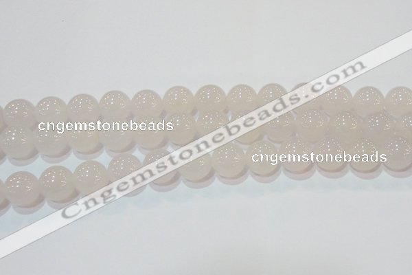 CAG6506 15.5 inches 16mm round Brazilian white agate beads