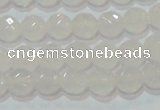 CAG6512 15.5 inches 8mm faceted round Brazilian white agate beads