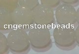 CAG6516 15.5 inches 16mm faceted round Brazilian white agate beads