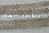 CAG6530 15.5 inches 3mm round Brazilian grey agate beads