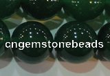 CAG6609 15.5 inches 16mm round green agate gemstone beads