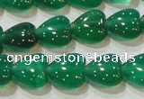 CAG6630 15.5 inches 8*8mm heart green agate gemstone beads