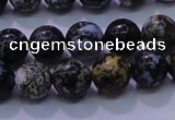 CAG6651 15.5 inches 6mm round blue ocean agate gemstone beads