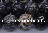 CAG6658 15.5 inches 20mm round blue ocean agate gemstone beads
