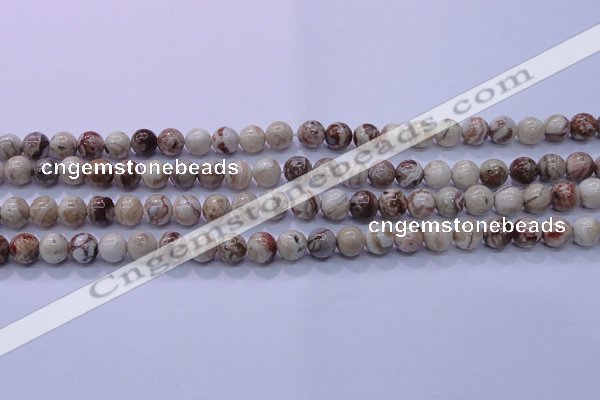 CAG6660 15.5 inches 4mm round Mexican crazy lace agate beads