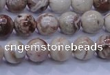 CAG6661 15.5 inches 6mm round Mexican crazy lace agate beads