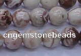 CAG6662 15.5 inches 8mm round Mexican crazy lace agate beads