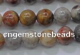 CAG6672 15.5 inches 8mm round natural crazy lace agate beads