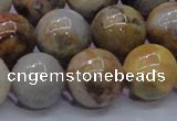 CAG6675 15.5 inches 14mm round natural crazy lace agate beads