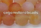 CAG6692 15 inches 12mm round multicolor pilates agate beads