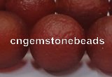 CAG6706 15 inches 20mm round red pilates agate beads