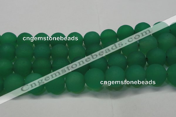 CAG6736 15 inches 20mm round green pilates agate beads