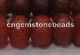 CAG6750 15 inches 10*14mm rondelle red pilates agate beads