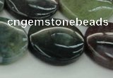 CAG6775 15.5 inches 25mm flat round Indian agate beads wholesale