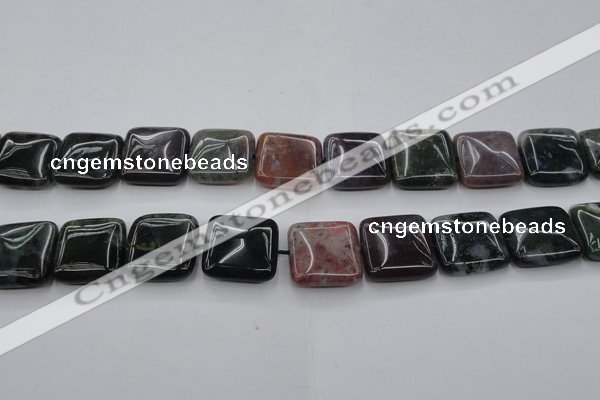 CAG6781 15.5 inches 18*18mm square Indian agate beads wholesale