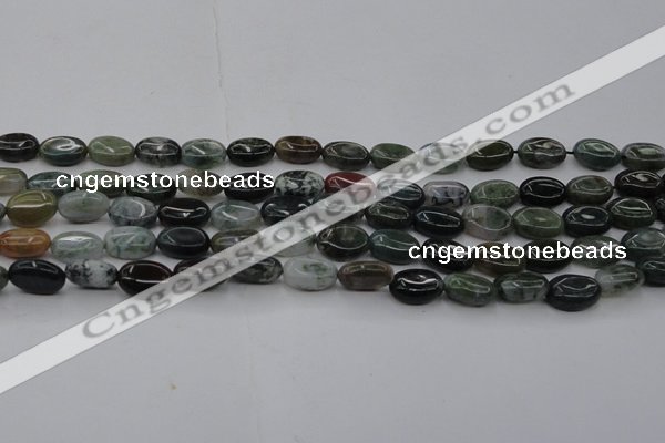 CAG6788 15.5 inches 8*10mm oval Indian agate beads wholesale