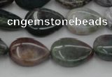 CAG6802 15.5 inches 12*16mm flat teardrop Indian agate beads