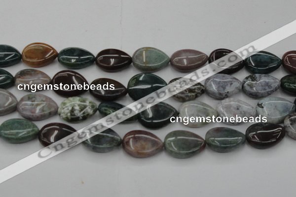 CAG6805 15.5 inches 18*25mm flat teardrop Indian agate beads