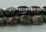 CAG6834 15.5 inches 10*15mm nuggets Indian agate beads wholesale