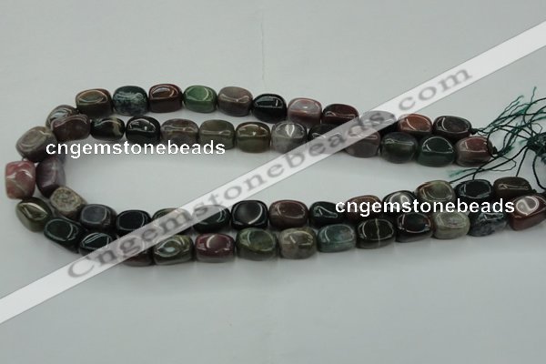 CAG6834 15.5 inches 10*15mm nuggets Indian agate beads wholesale