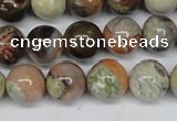 CAG7003 15.5 inches 10mm round ocean agate gemstone beads