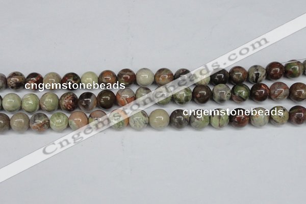 CAG7004 15.5 inches 12mm round ocean agate gemstone beads