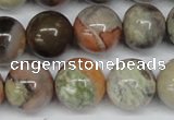 CAG7005 15.5 inches 14mm round ocean agate gemstone beads