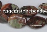 CAG7039 15.5 inches 15*20mm oval ocean agate gemstone beads